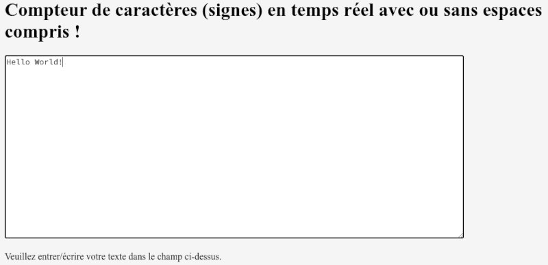 How to Implement a Character Counter Tool that uses AJAX and PHP to Updates While the User Types the Text